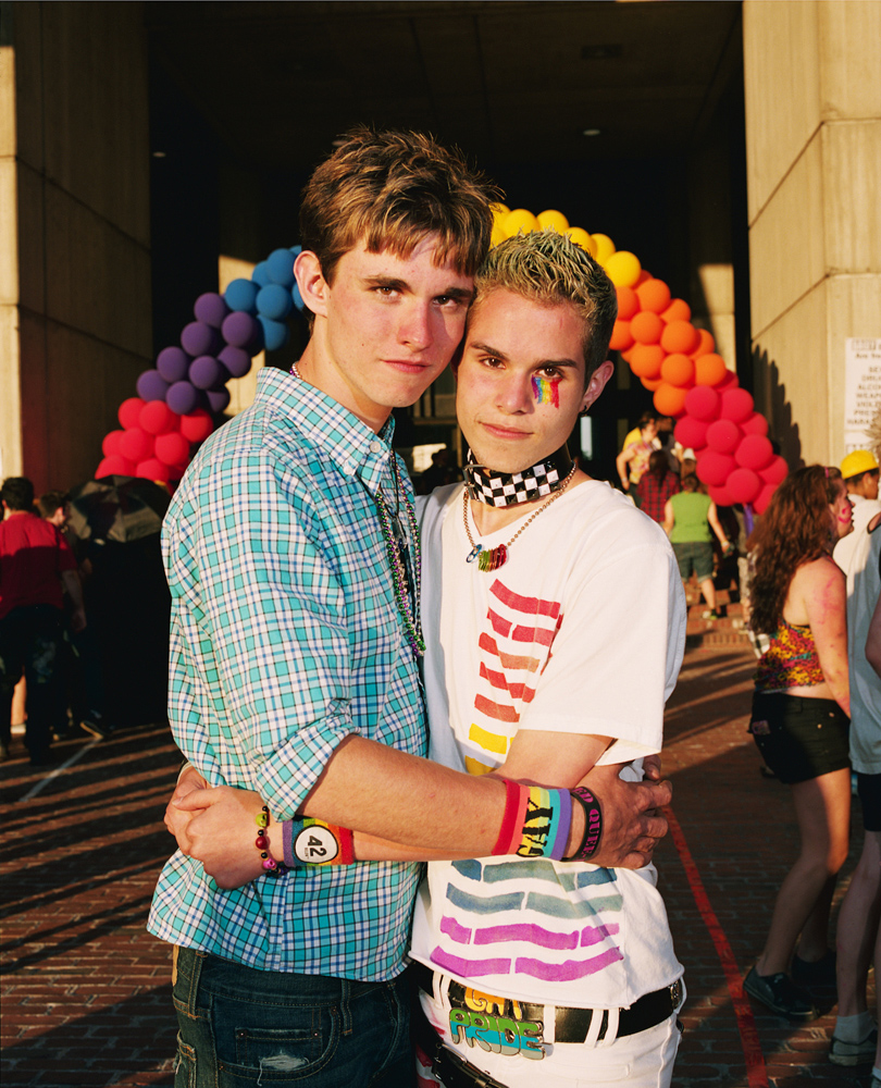 Dillon Worth, 18, and Eugene Caban, 17The Boston Alliance of Gay, Lesbian, Bisexual and Transgender Youth, Boston. The BAGLY prom is the nation's oldest prom for LGBT students.“I wouldn’t feel comfortable at my school with the homophobes who are there,” Worth says. “At BAGLY, you can go wild, be yourself.”