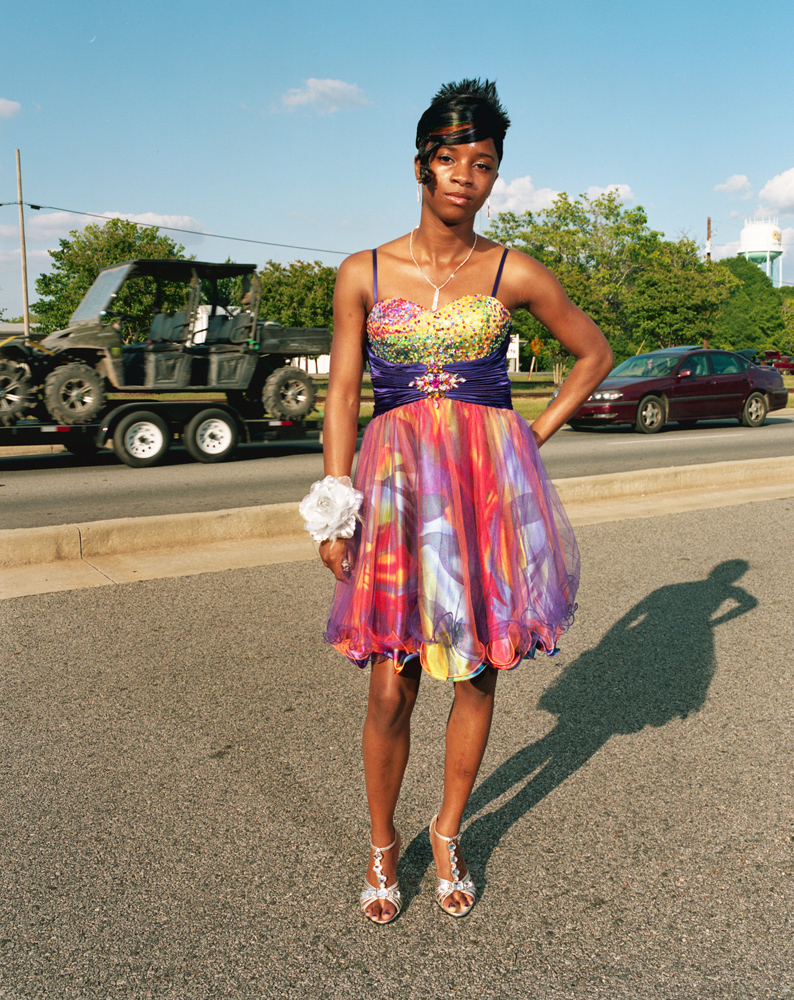 Shamonte SharpeMontgomery County High School, Mount Vernon, Ga.Sharpe poses near the store where she bought her dress.