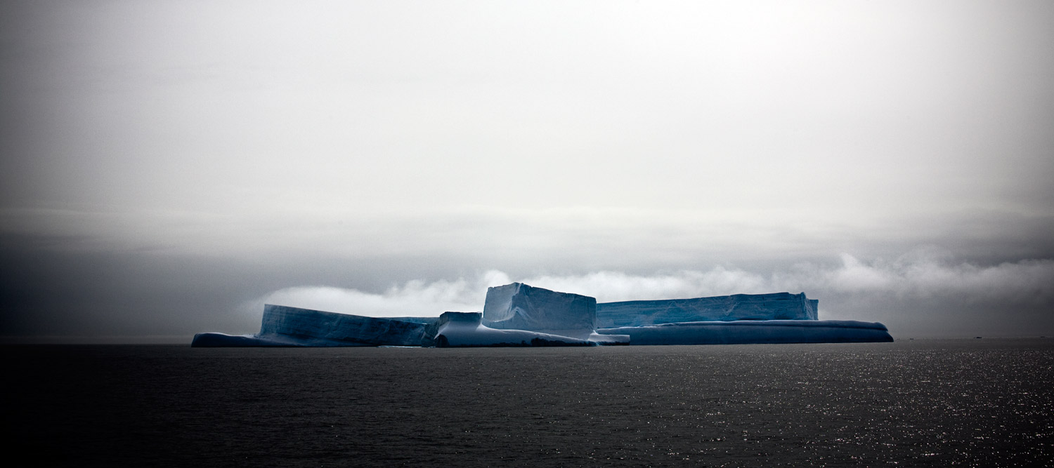 Masters Talk ArtistDark Ice, The Cloud Makers. Antarctic Sound, Antarctica, February 2010.