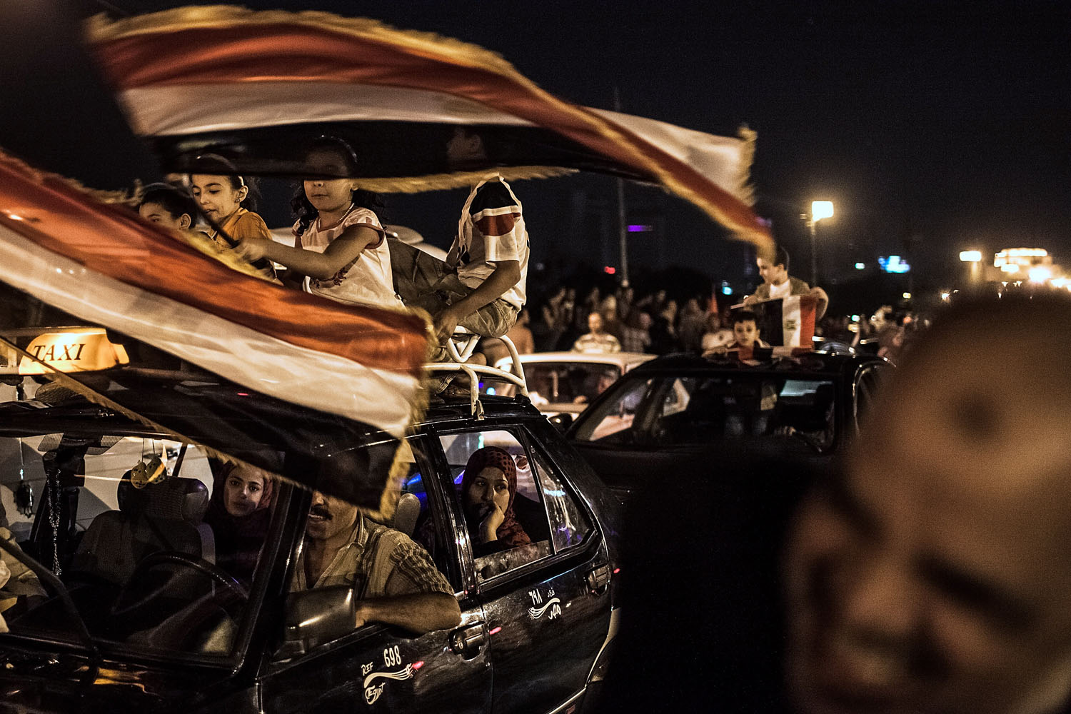 June 24, 2012, Cairo. Egyptians celebrate the election of Mohamed Morsy.