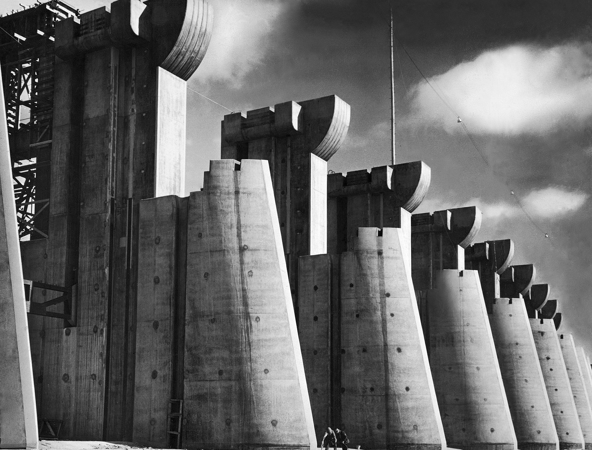 Fort Peck Dam, 1936.