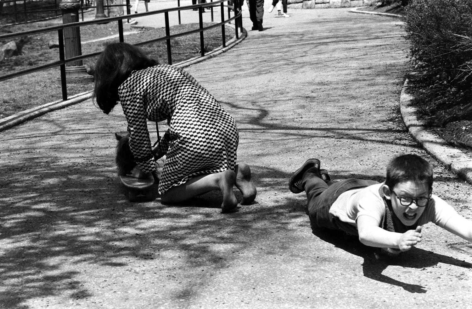 Skateboarding in New York City, 1965