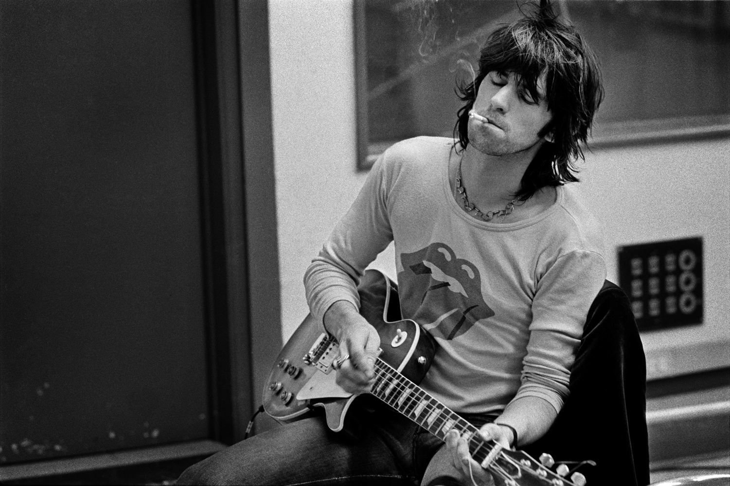 Keith Richards, Exile on Main Street Recording Session, Los Angeles, 1972