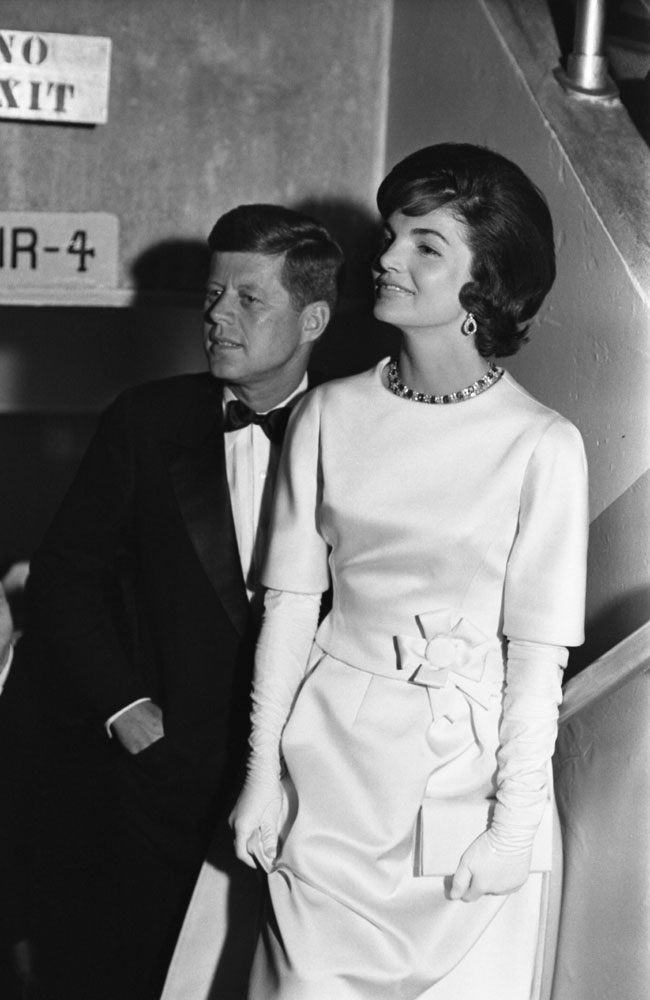 President-elect John Kennedy with Jackie in January 1961.
