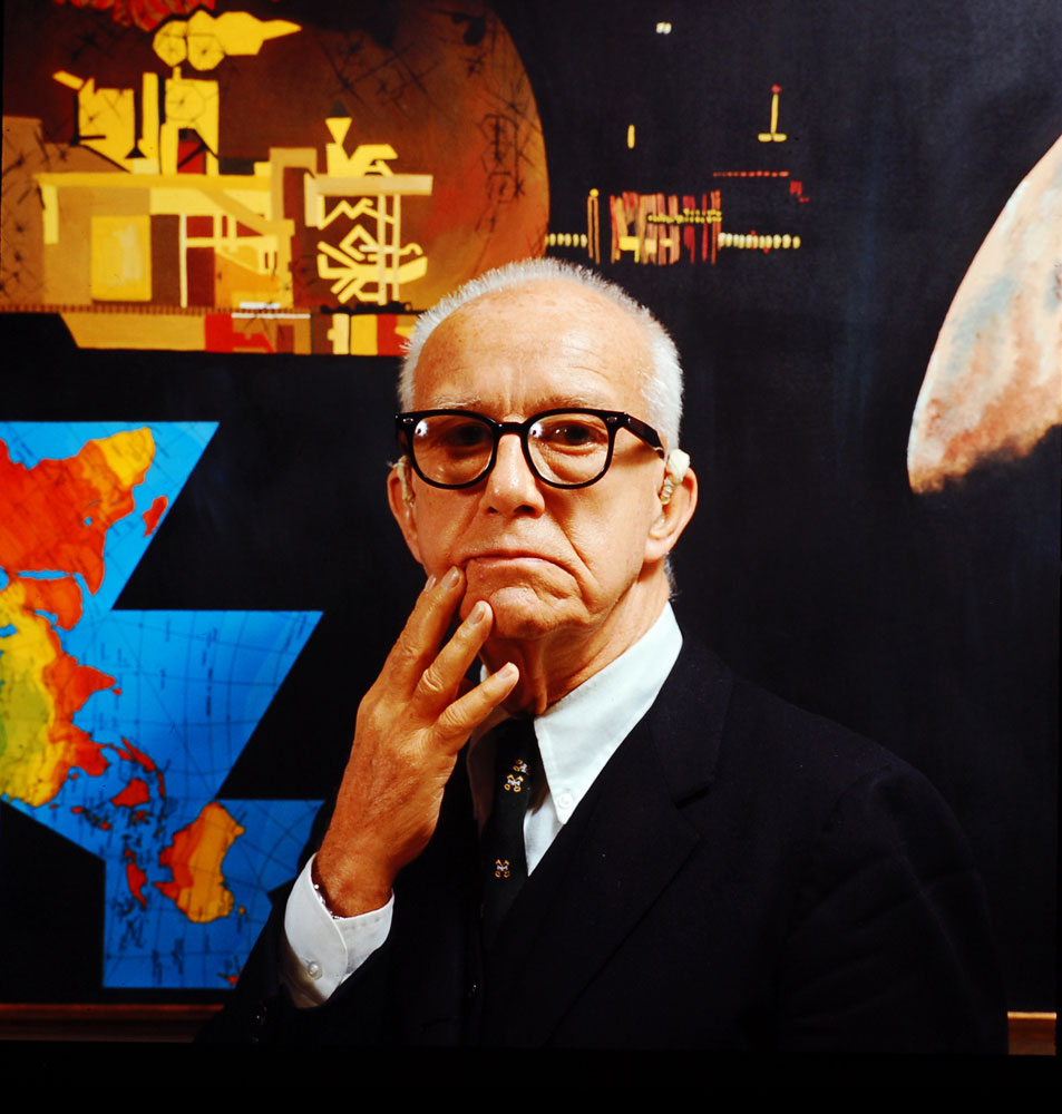 Portrait of Buckminster Fuller, 1970.
