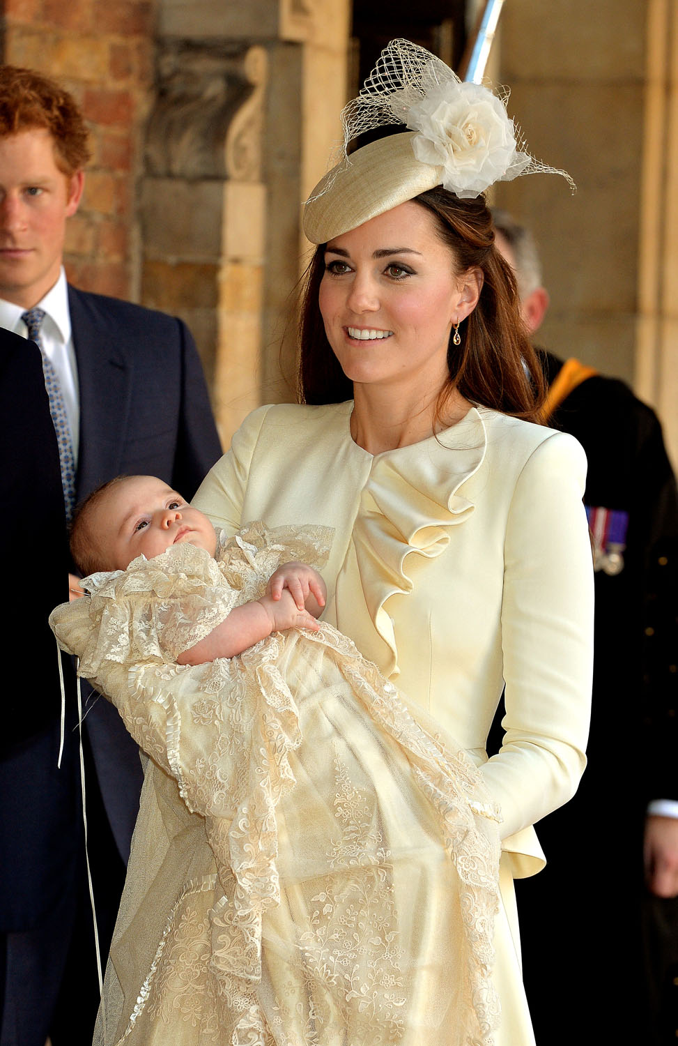 Baby Scene StealerCatherine, Duchess of Cambridge carries her son Prince George Of Cambridge after his christening at the Chapel Royal in St James's Palace on October 23, 2013 in London.