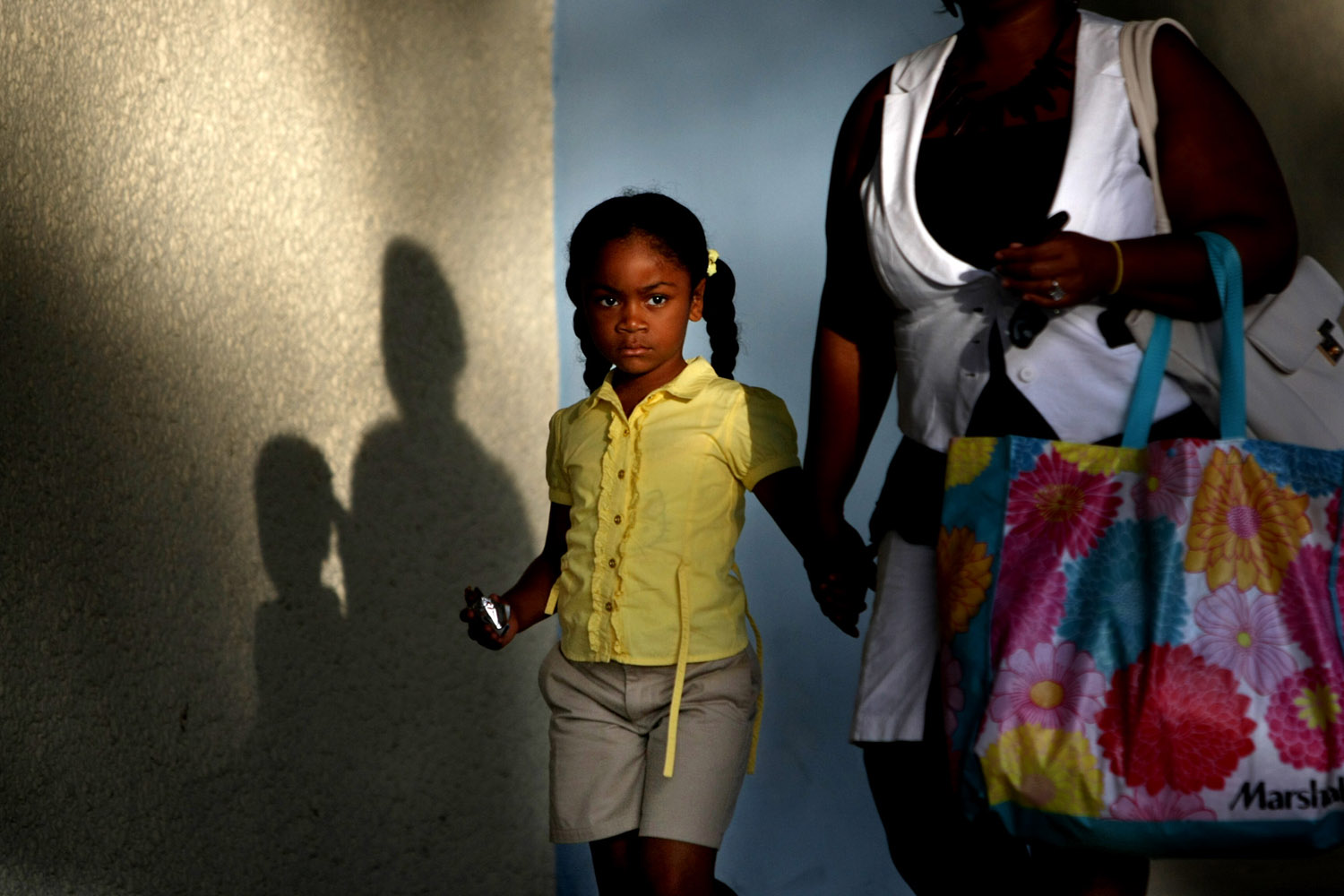 Aug. 20, 2012. A student walks to class at the first day of school for North Palm Beach Elementary in Palm Beach Gardens, Florida.