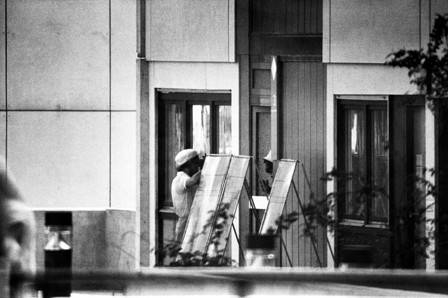 An Arabic-speaking German policewoman talks to a terrorist, Munich 1972.