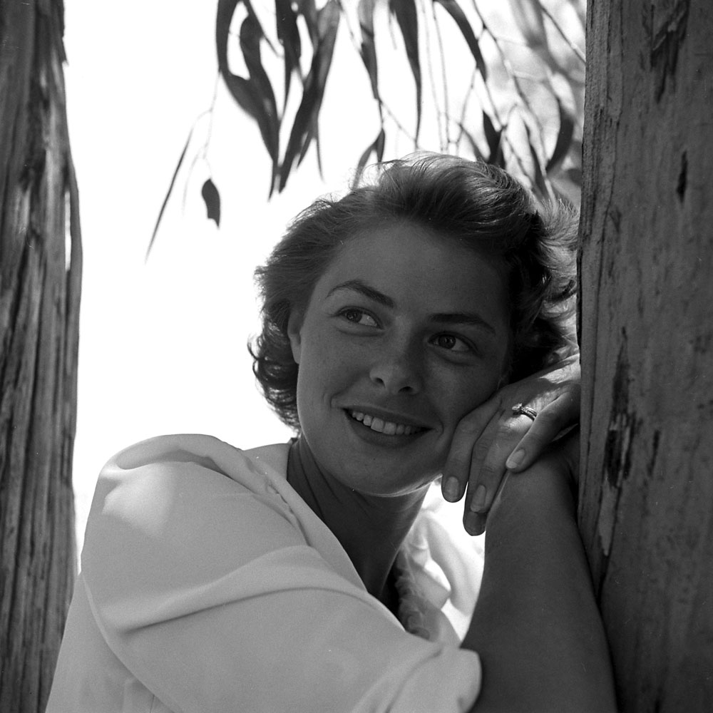Ingrid Bergman in 1943, around the time she starred in For Whom The Bell Tolls.