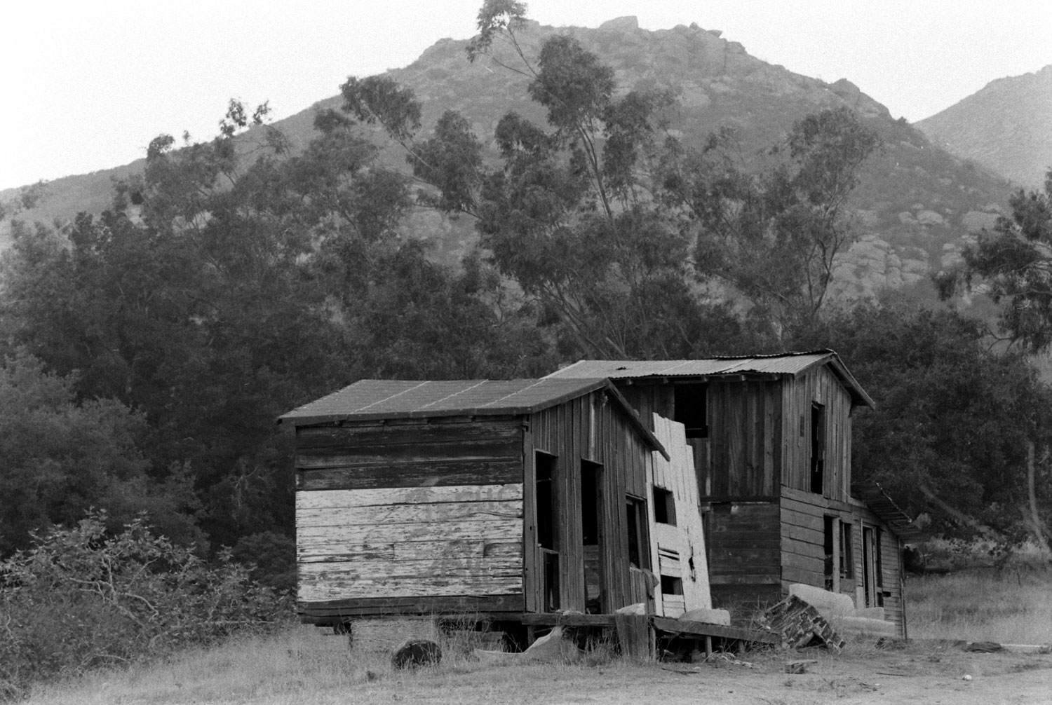 Spahn Ranch, one-time home of the Manson Family, 1969.