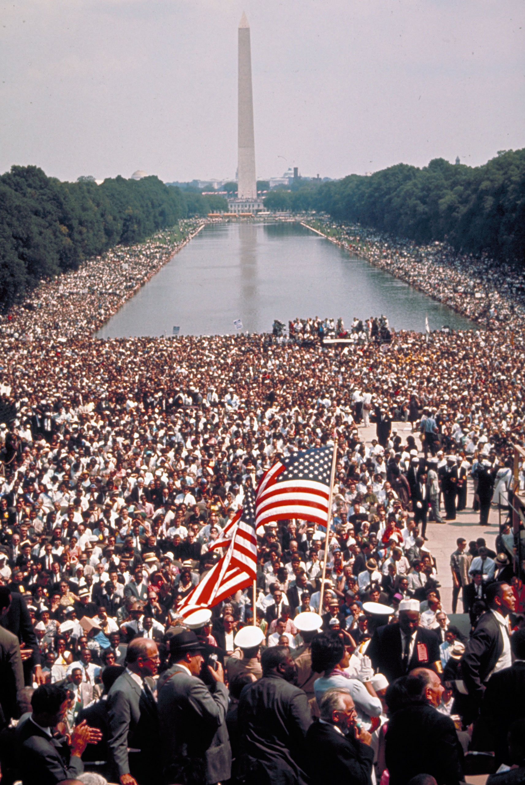 Scene from the March on Washington for Jobs and Freedom, August 28, 1963.