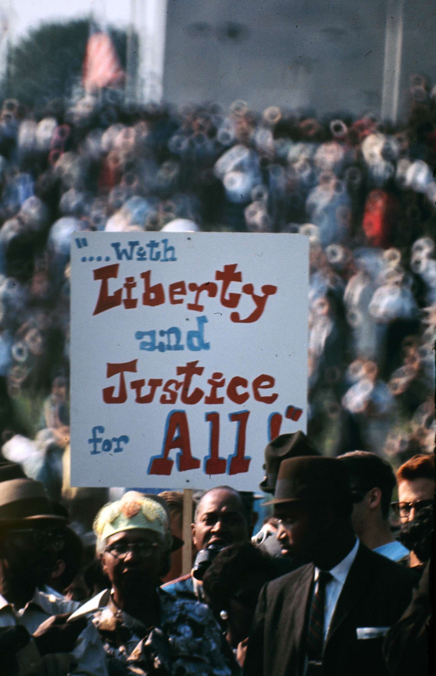 Scene from the March on Washington for Jobs and Freedom, August 28, 1963.