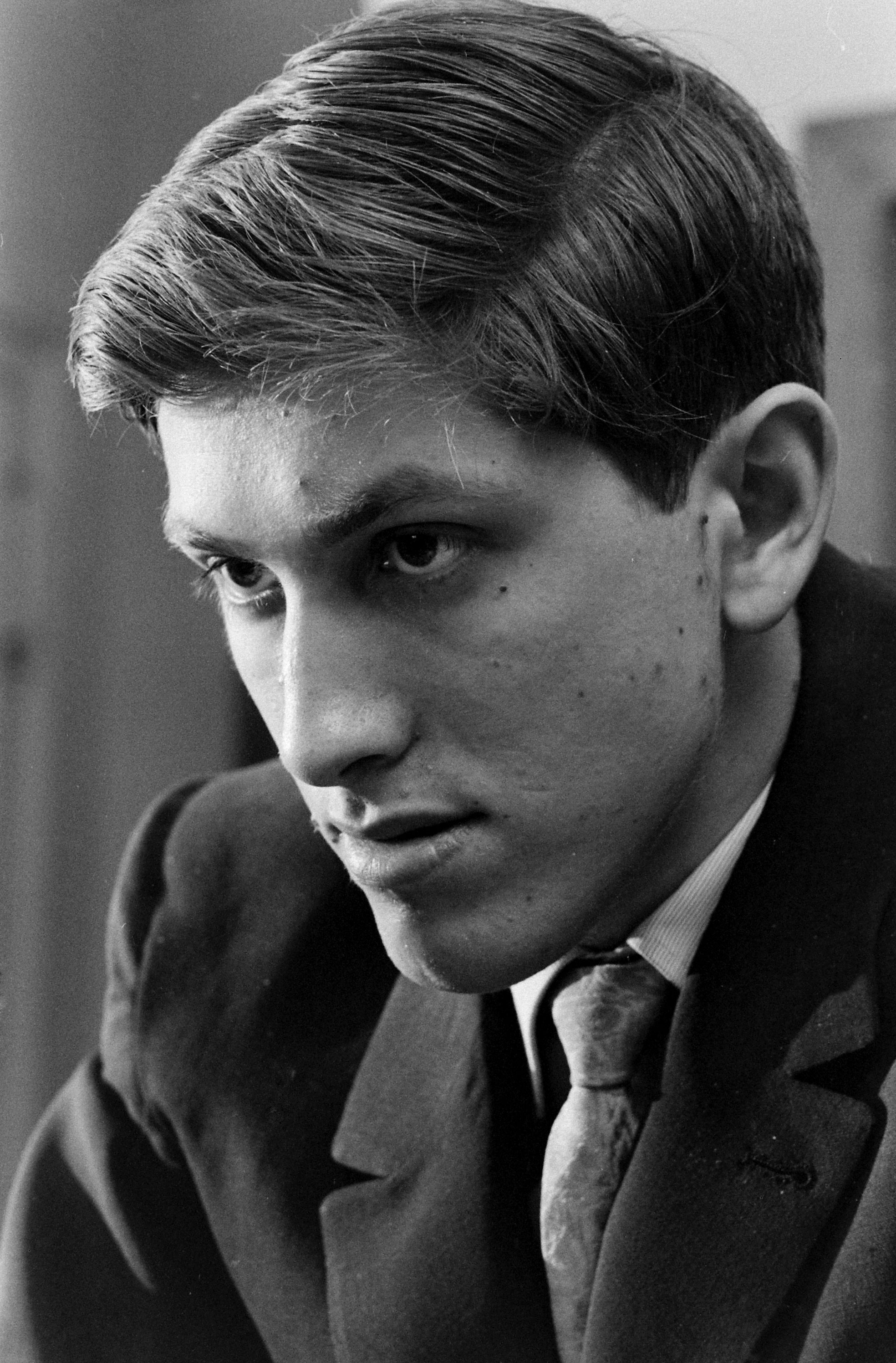 Bobby Fischer in New York, 1962.