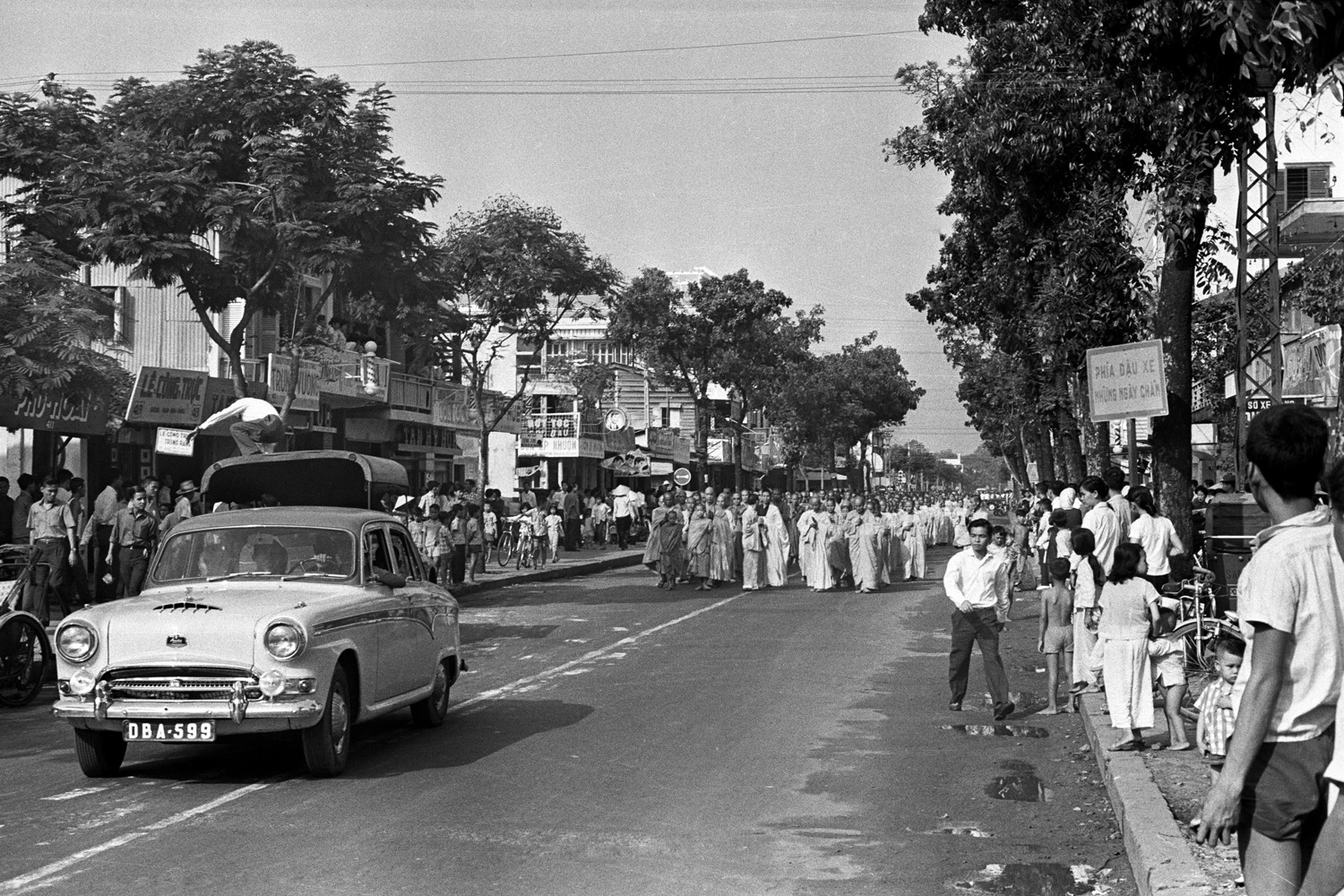The Buddhist protestors walked from the pagoda to central Saigon.