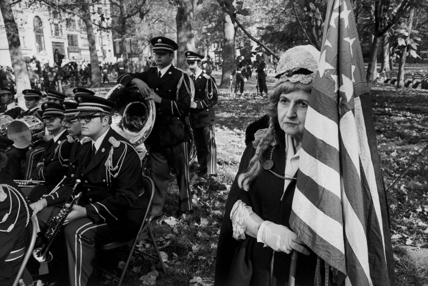 Veterans' parade, commemorating the armistice, New York City, Nov. 11, 1974.