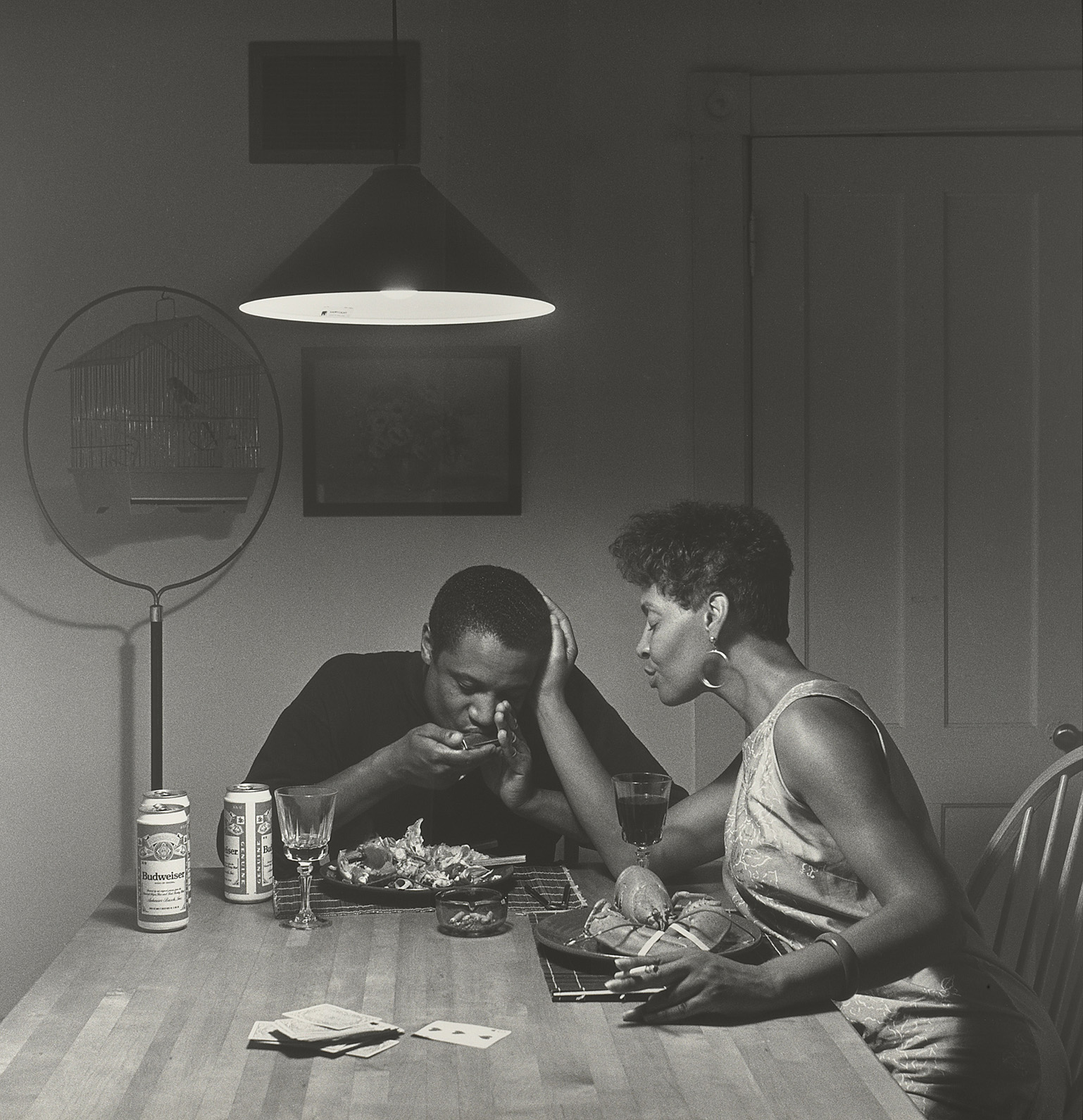 Untitled (Eating lobster)
                              from Kitchen Table Series, 1990.