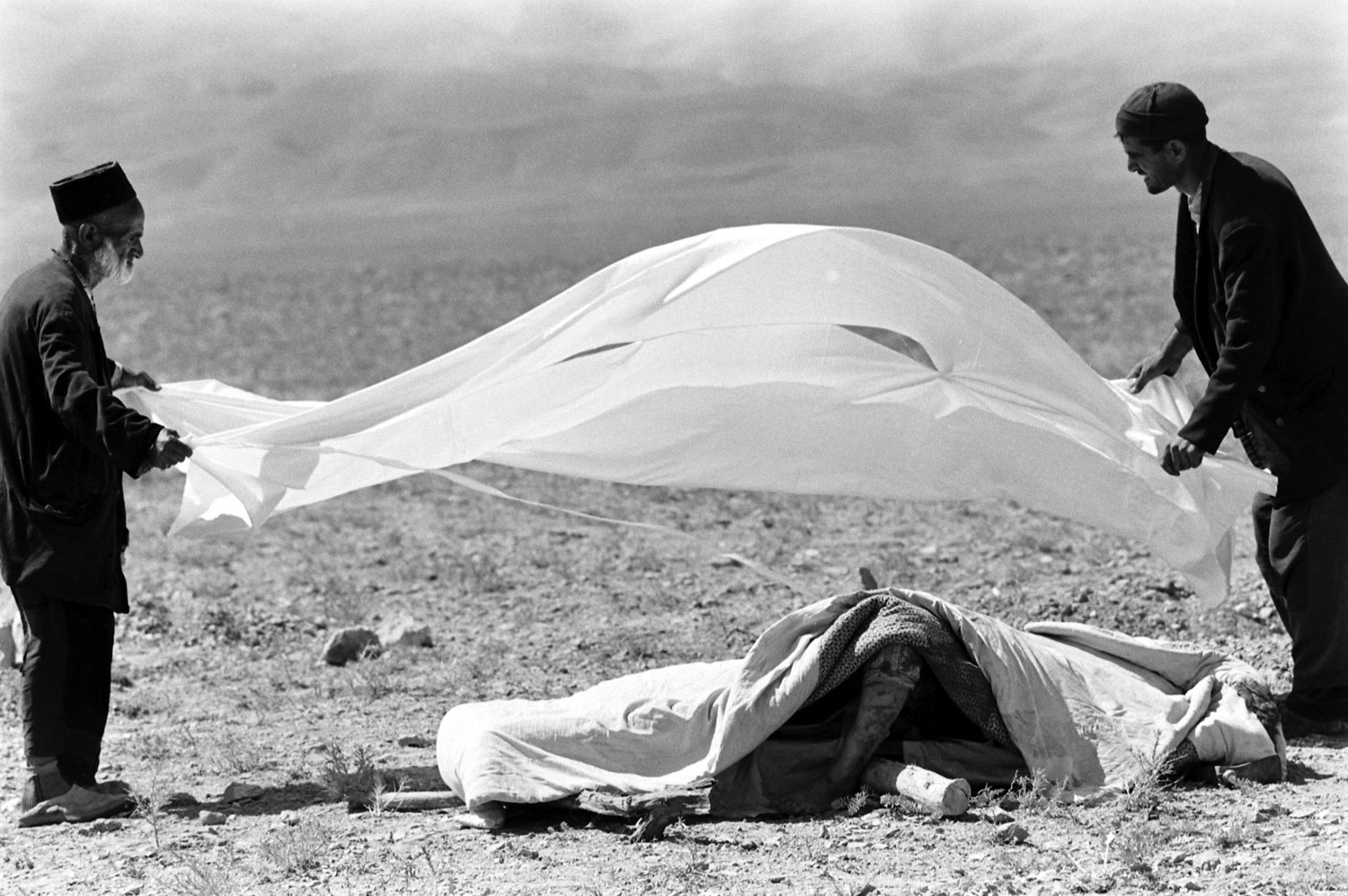 Aftermath of a September 1962 earthquake in northwestern Iran.