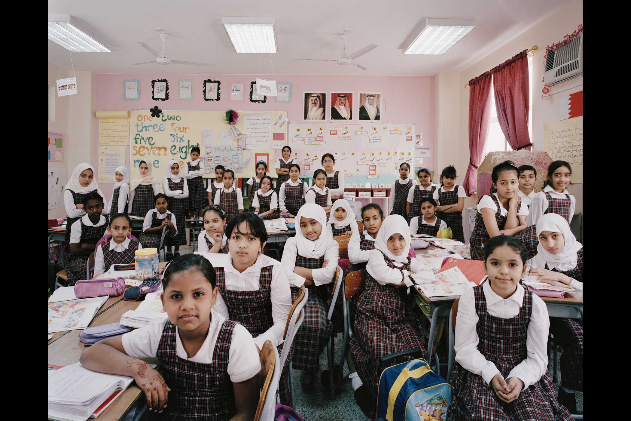 image: Al Roudh Primary School for Girls, Manama, Bahrain. Grade 4, English. April 15, 2007.