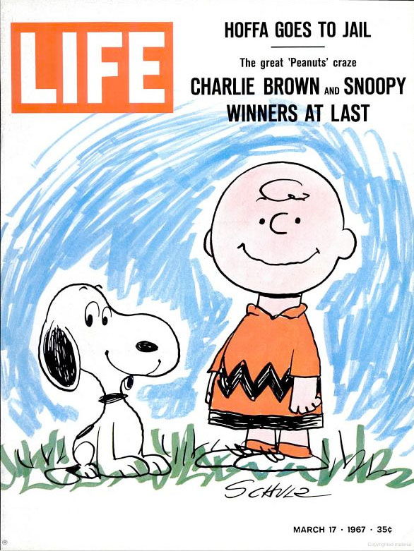 Snoopy and Charlie Brown, LIFE magazine, 1967