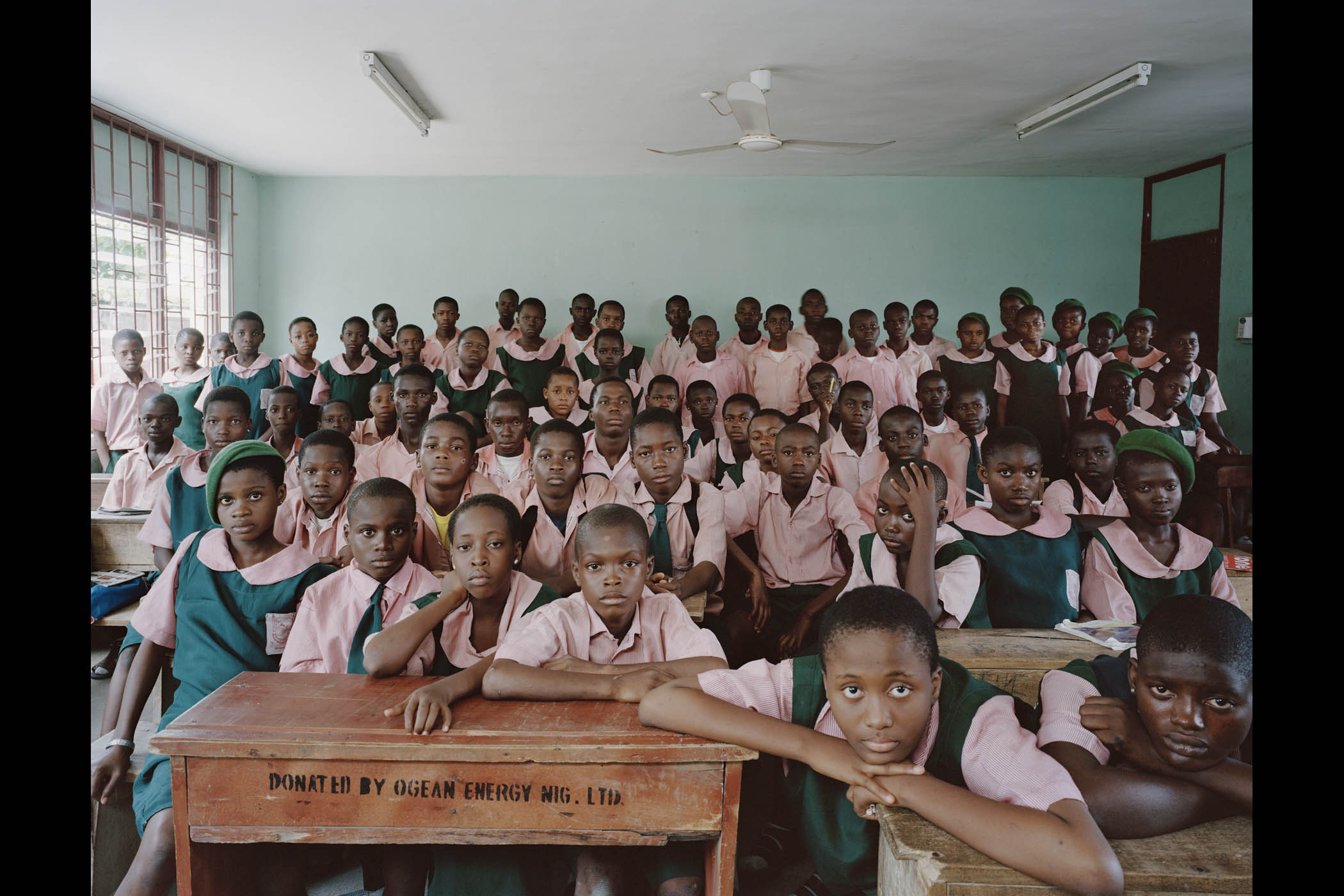 image: Kuramo Junior College, Victoria Island, Lagos, Nigeria. Basic 7 / Junior Secondary Level 1, Mathematics. June 22, 2009.