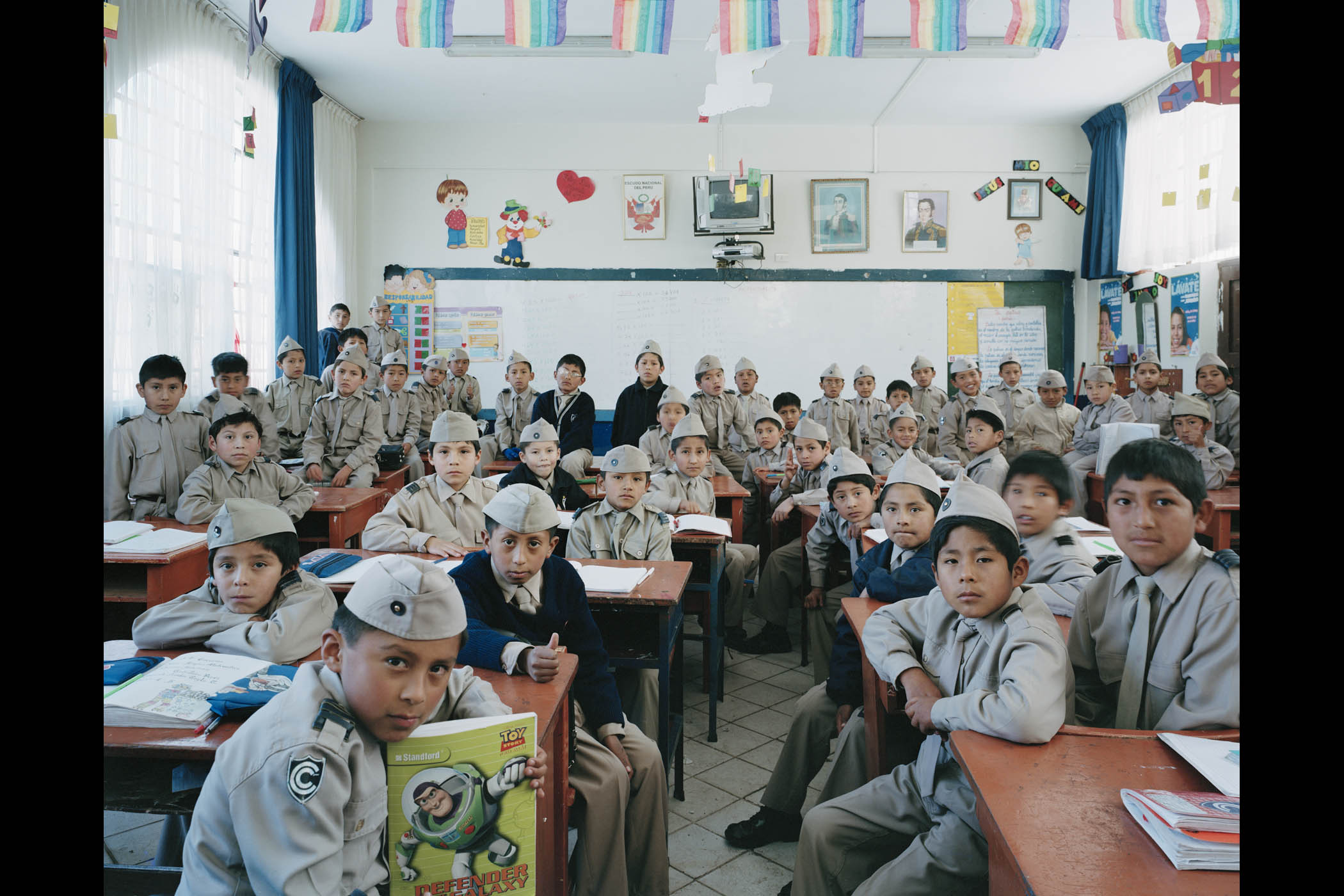 image: Colegio Nacional De Ciencias, Cusco, Peru. Grade 4 Primary, Mathematics. July 23, 2007.