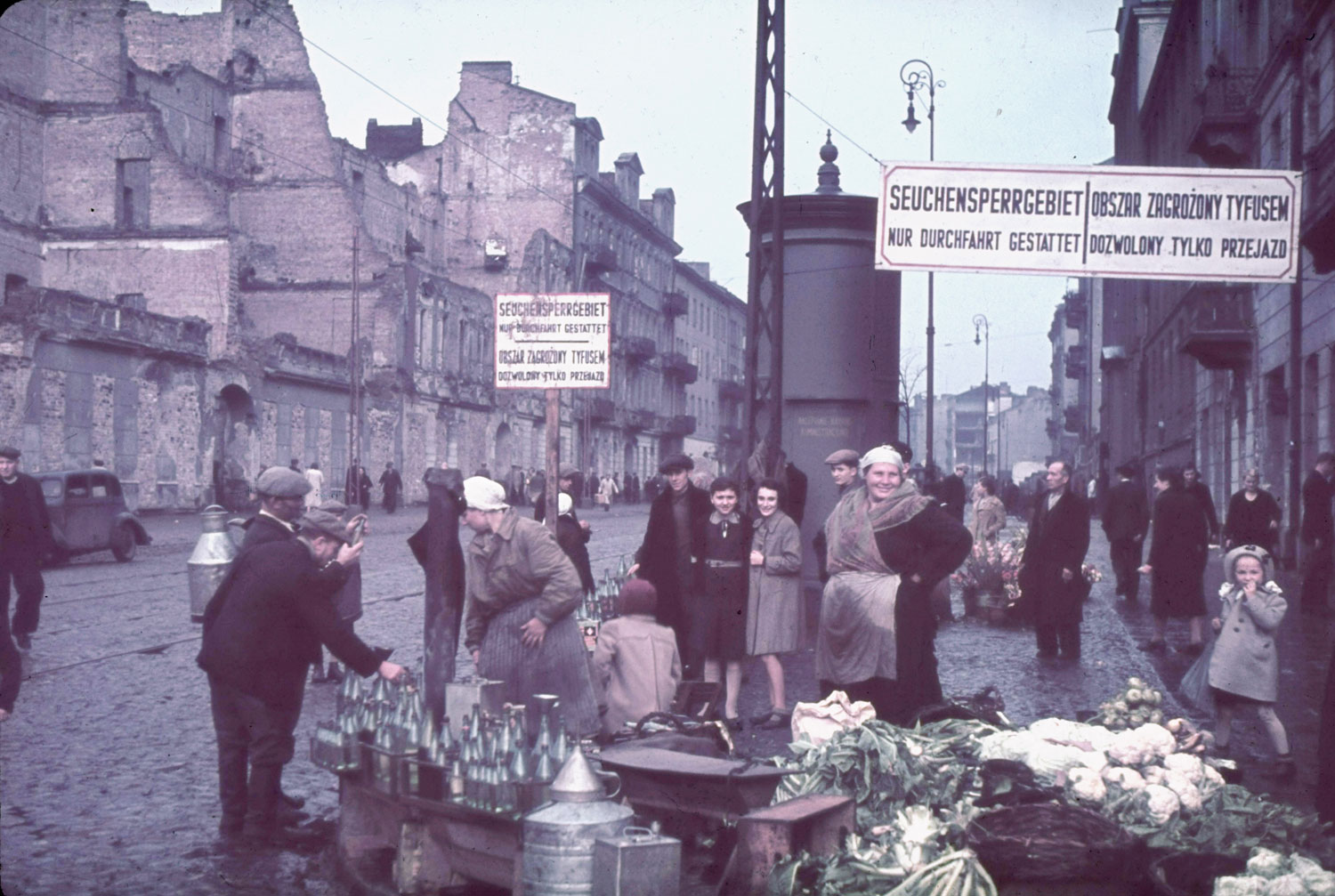 Warsaw, Nazi-occupied Poland, 1940.