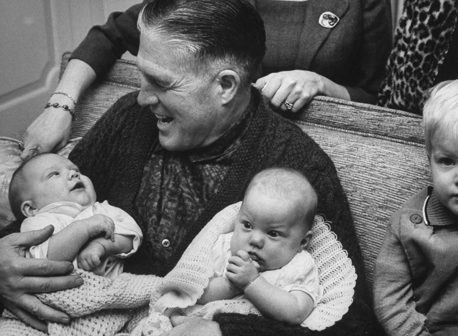 George Romney and grandchildren, 1962