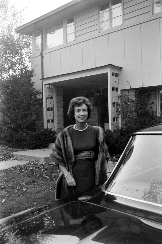 Lenore Romney, Bloomfield Hills, Michigan, 1963.