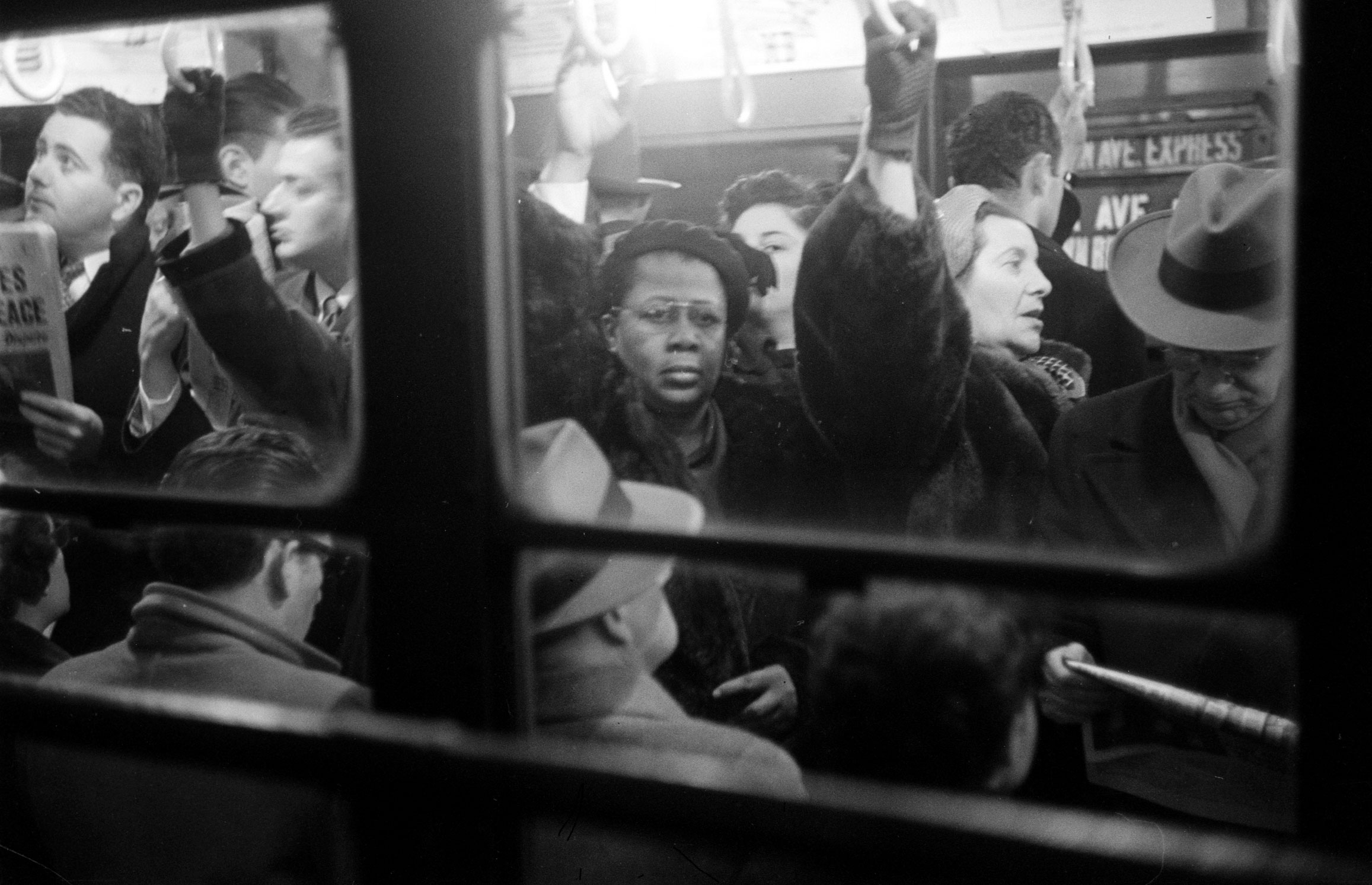 New York City subway, 1953.
