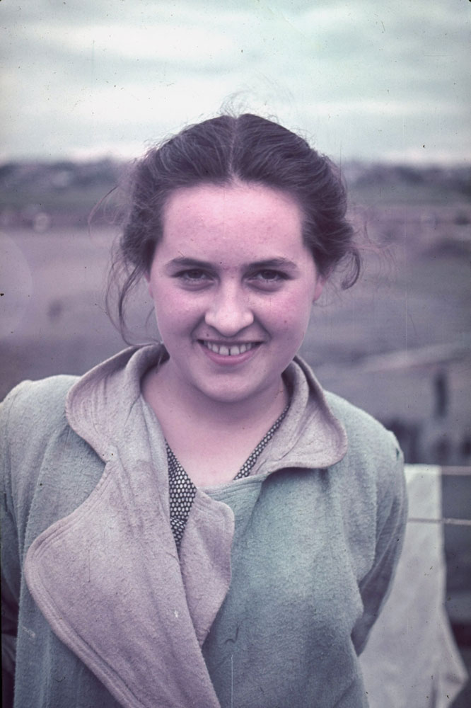 Unidentified young woman, Kutno, Nazi-occupied Poland, 1939.