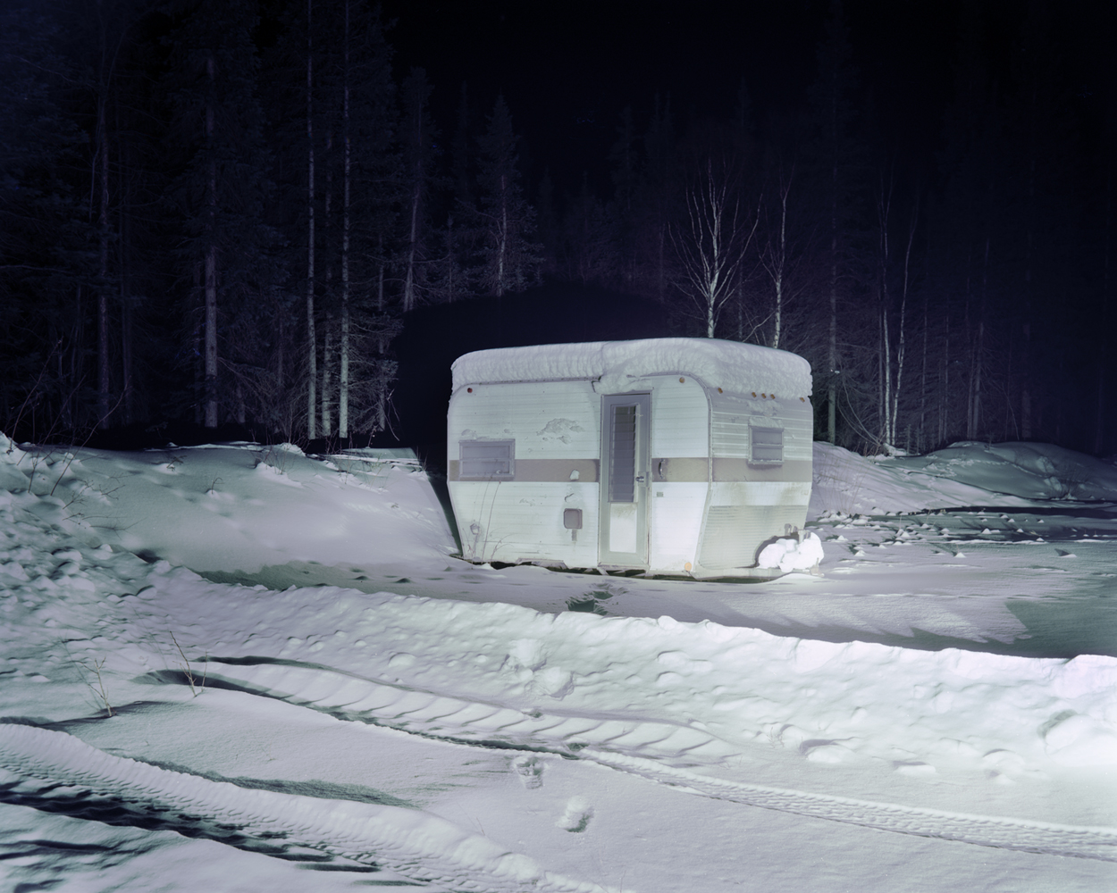 Mile 248.
                              Camper in Snow, 2010.