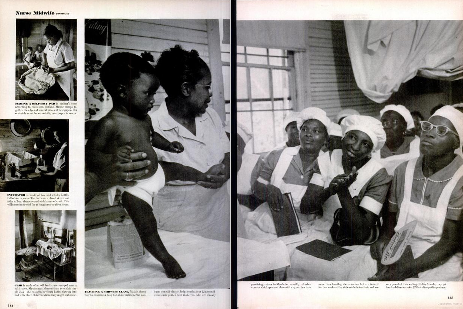 Nurse Midwife  as it appeared in the Dec. 3, 1951, issue of LIFE. (NOTE: This gallery is best viewed in  full screen  mode. See button at right.)