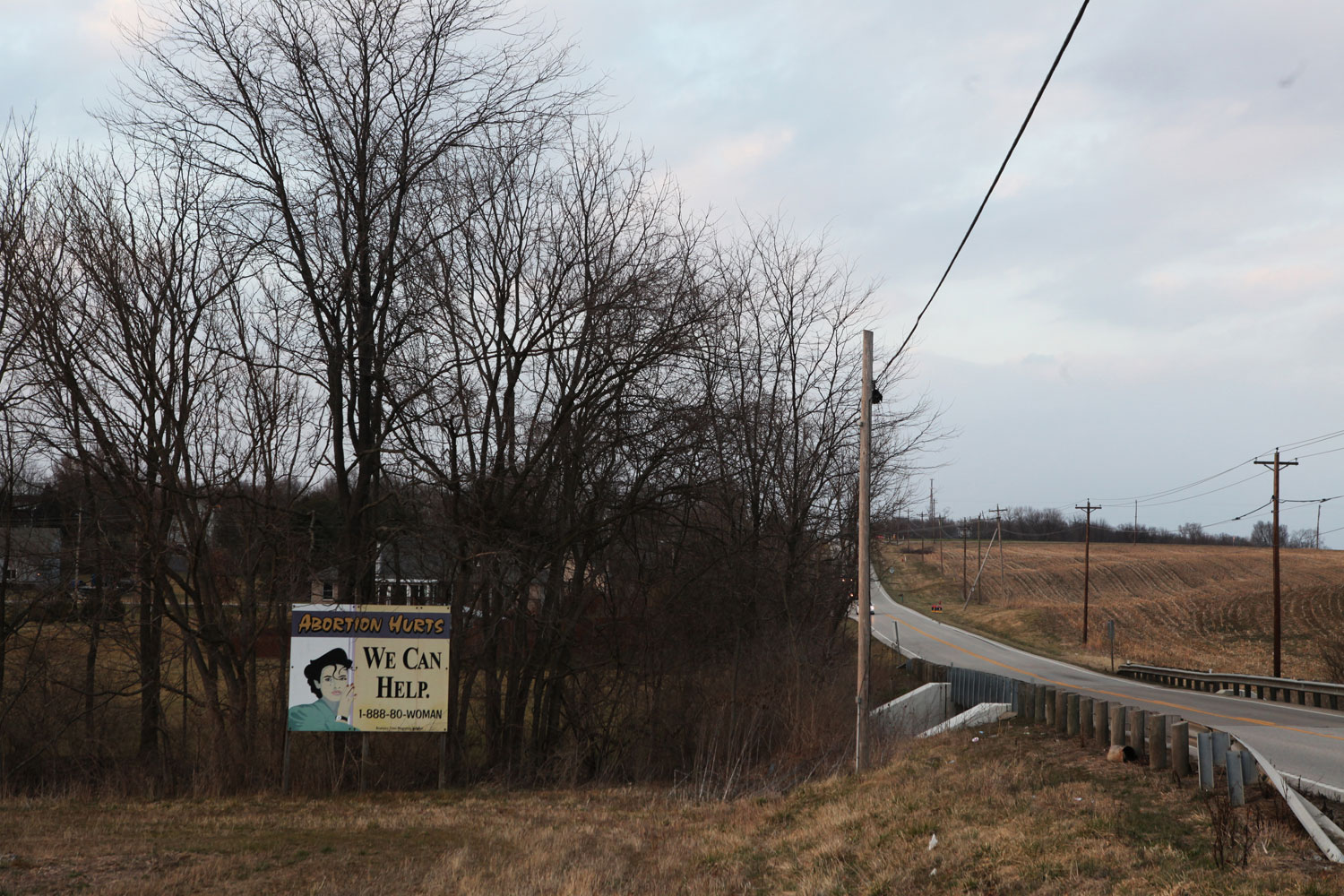 Image: A roadside sign outside Lebanon, Ohio. March 4, 2012.