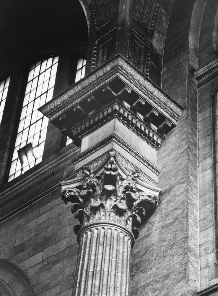 Column, Pennsylvania Station, New York, 1963.
