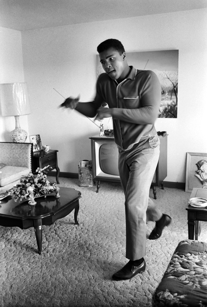 Image: Muhammad Ali (Cassius Clay) Shadow Boxing, Louisville, Kentucky, 1963