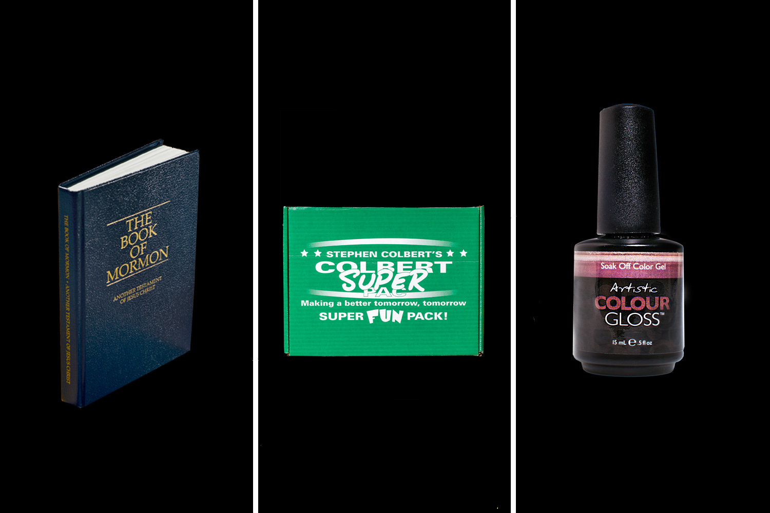 Image: Image: The Book of Mormon, Super PAC Fun Pack and Michelle Obama's Nail Polish
