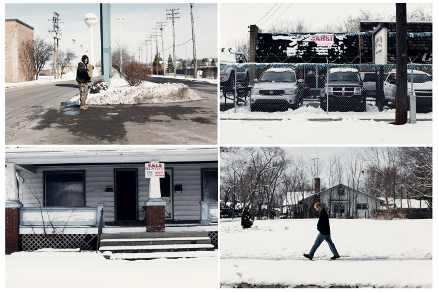 Image: Street scenes from Flint, Mich. February 2012.