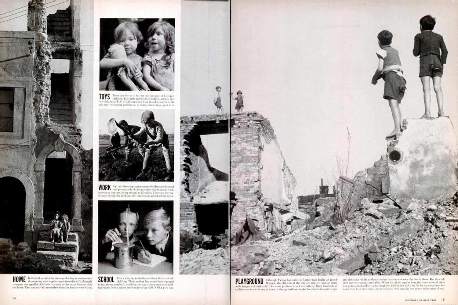 "Children of Europe," LIFE magazine, Dec. 27, 1948