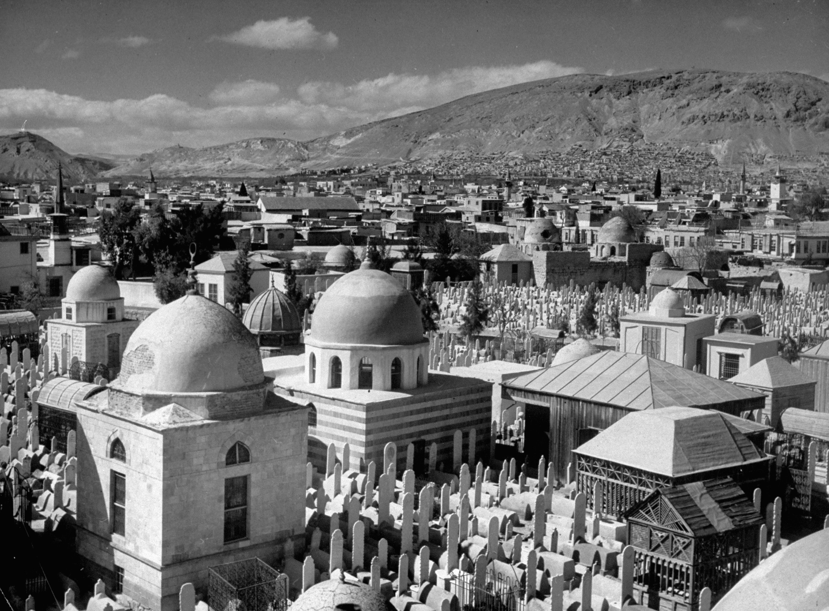 A view of Damascus, Syria, 1940.