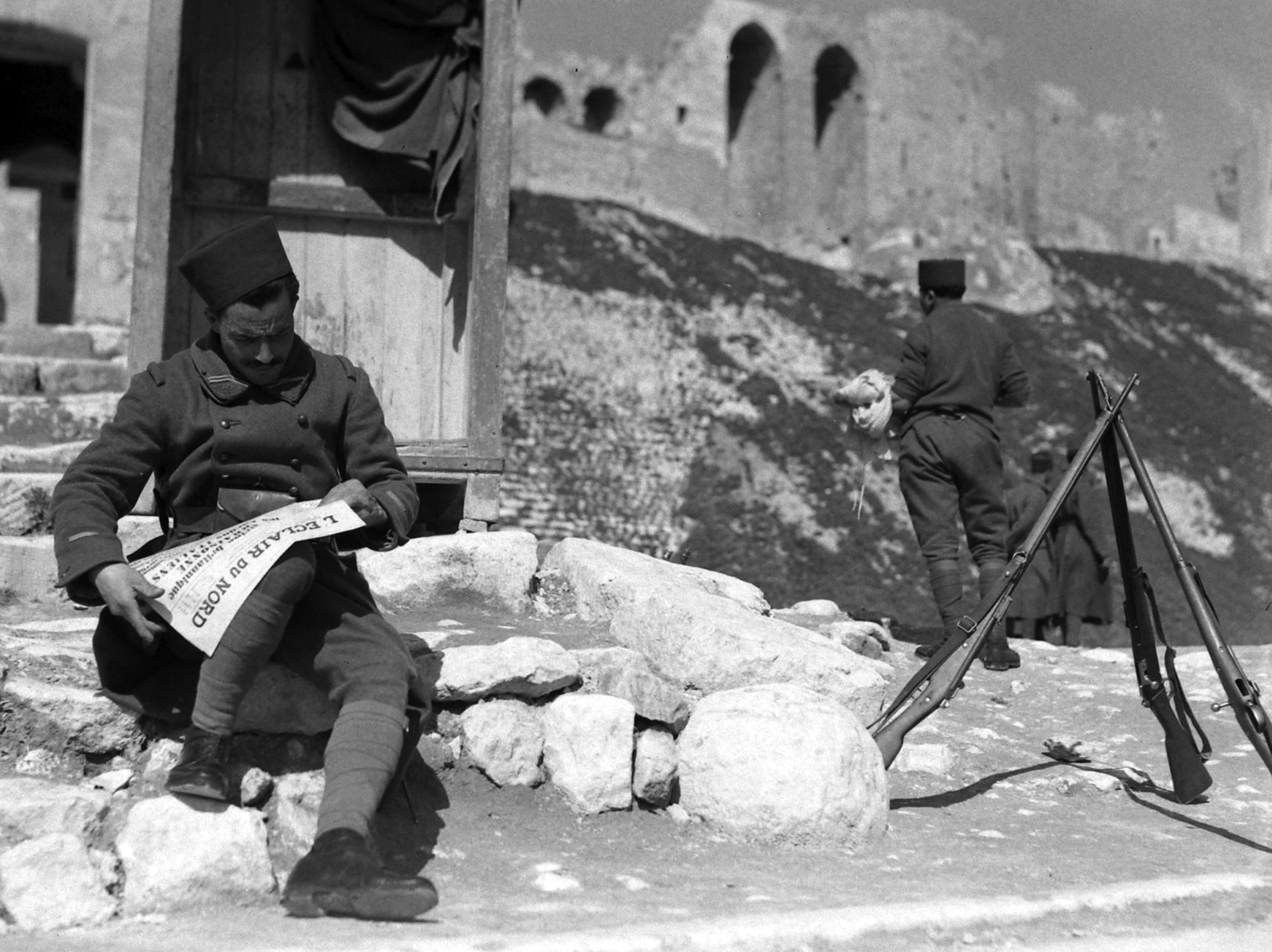 Scene in Aleppo, Syria, 1940.