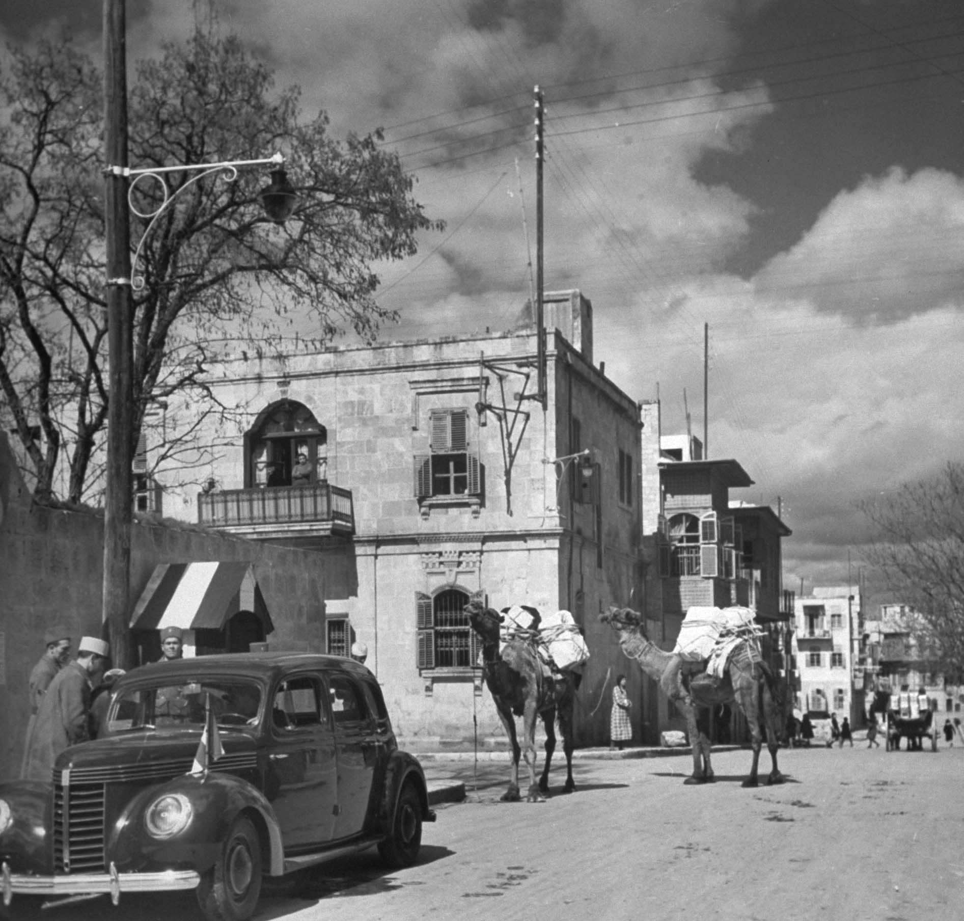 Street scene, Aleppo, 1940.