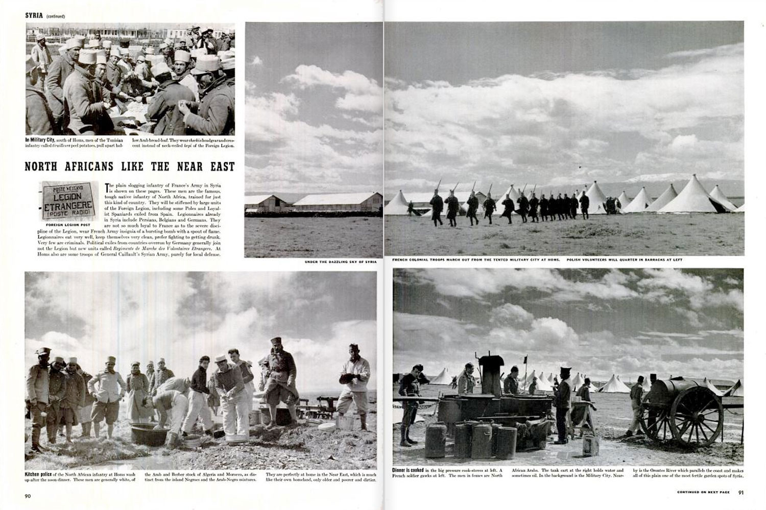 Page spreads, LIFE magazine, May 20, 1940