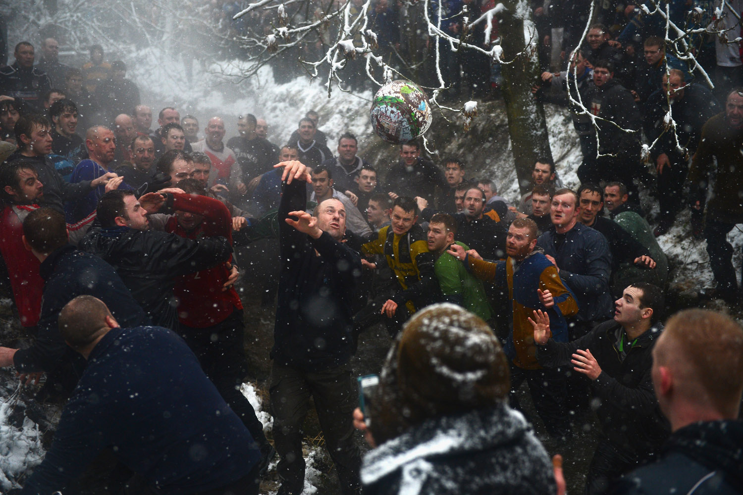 BESTPIX Enthusiasts Participate In The Royal Shrovetide Football