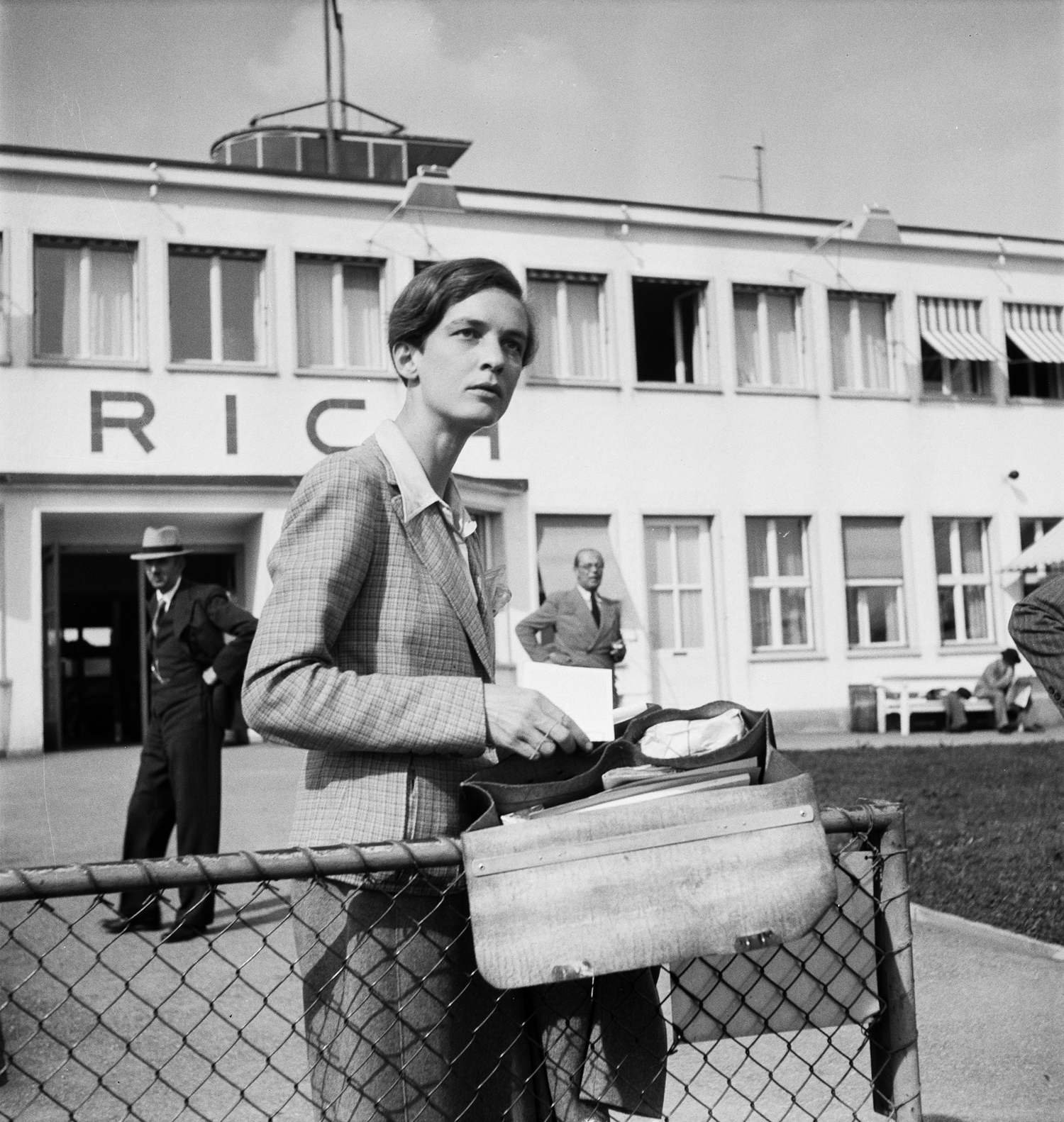 Author Annemarie Schwarzenbach (1908–1942) before take-off at Dubendorf, 1930s.