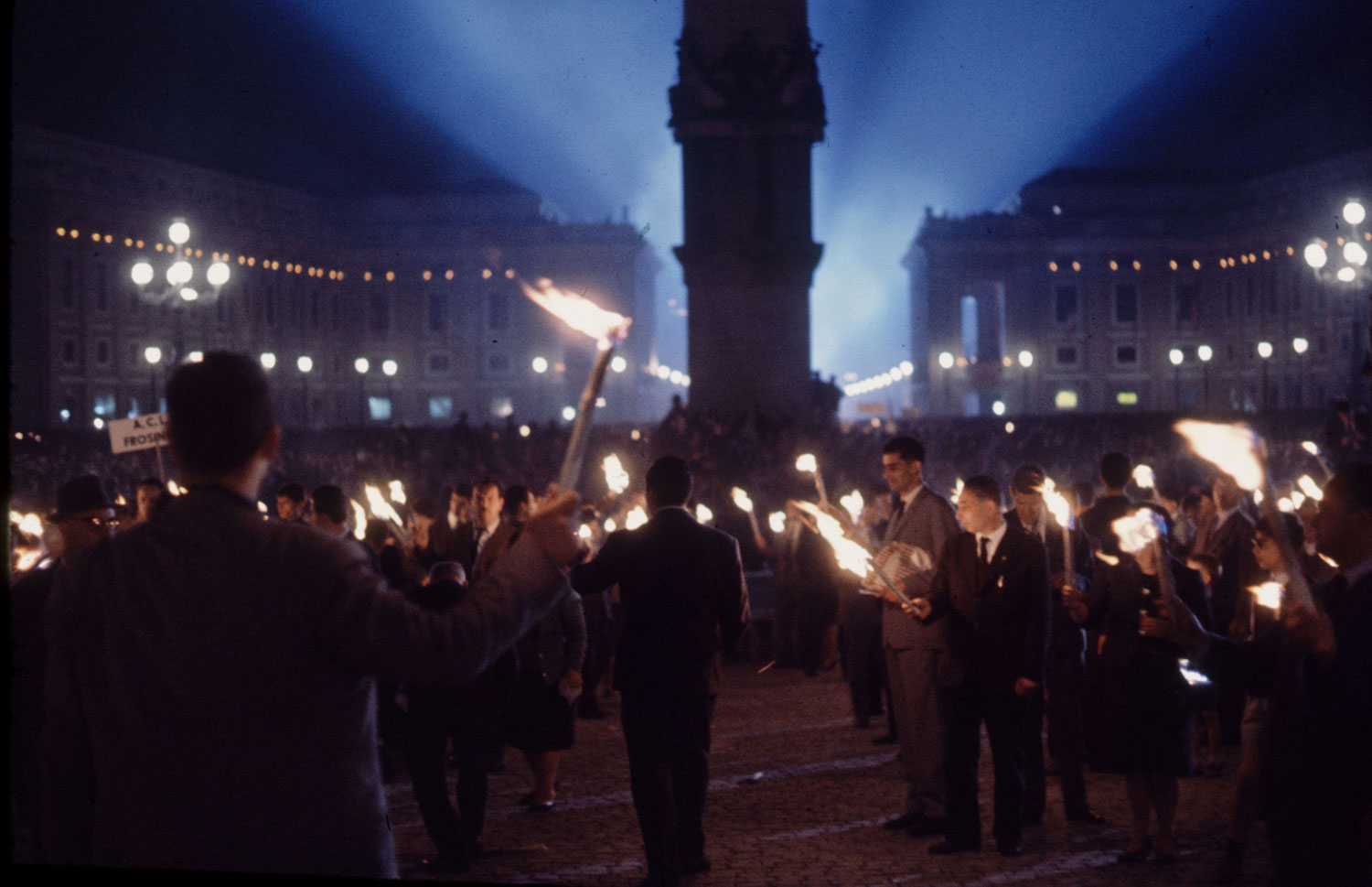 Scene in Rome during the Second Vatican Ecumenical Council, 1962.