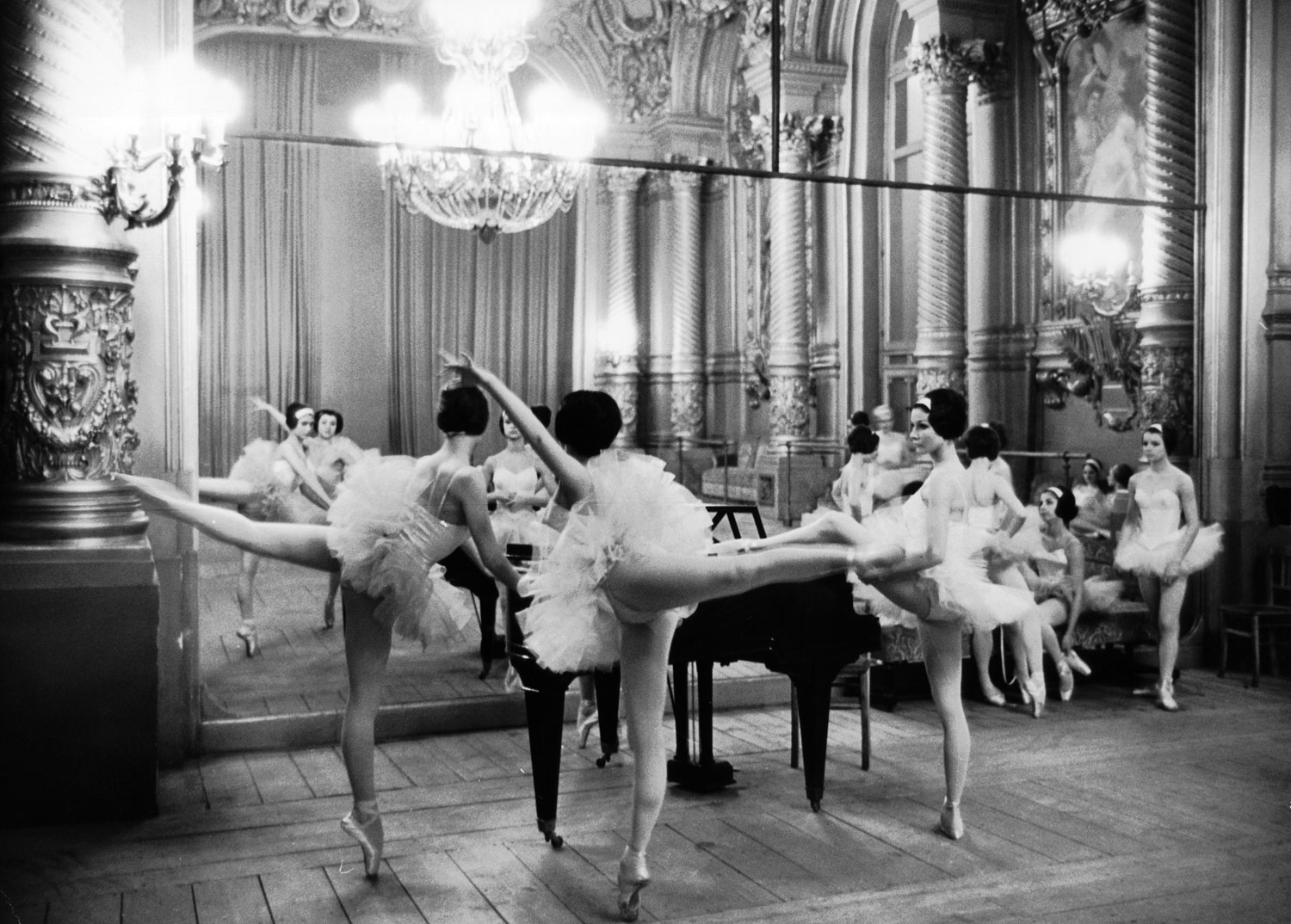 Ballerinas at the Paris Opera, 1963.