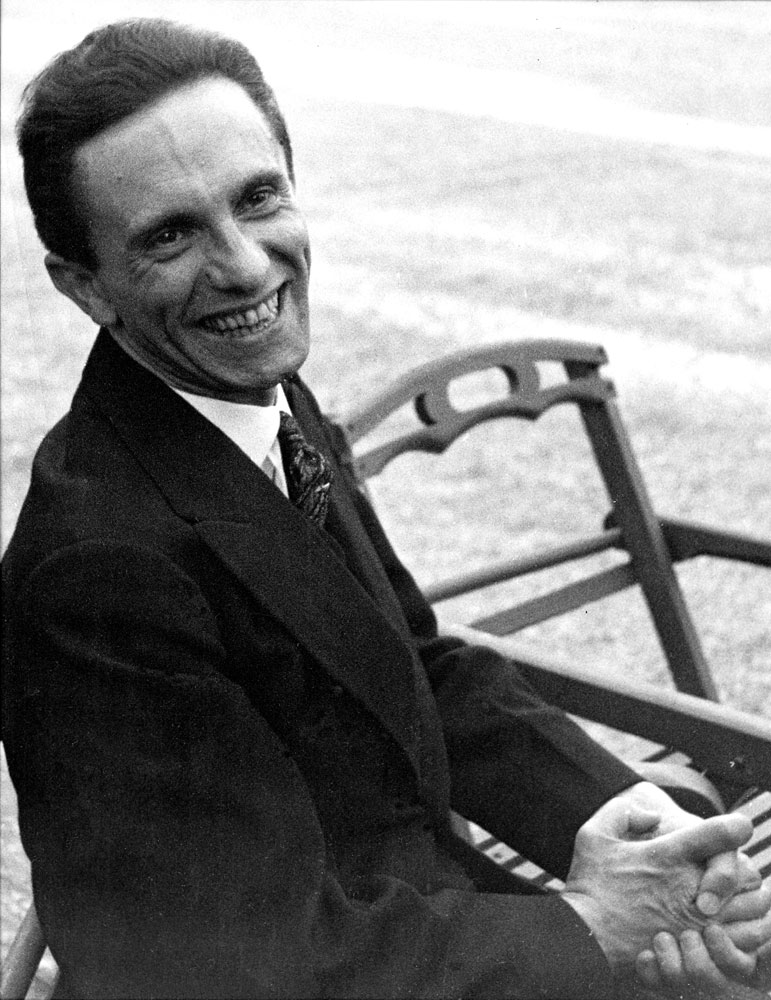 Nazi Propaganda Minister Joseph Goebbels, Geneva, September 1933.