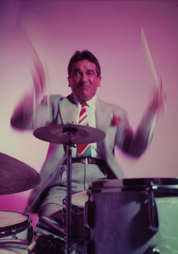 Jazz sounds its best when seen, and it is best seen when Gene Krupa breaks into a drum solo. Though two generations of teenagers have hailed his theatrics, Krupa's techniques have had a profound influence on all professionals.