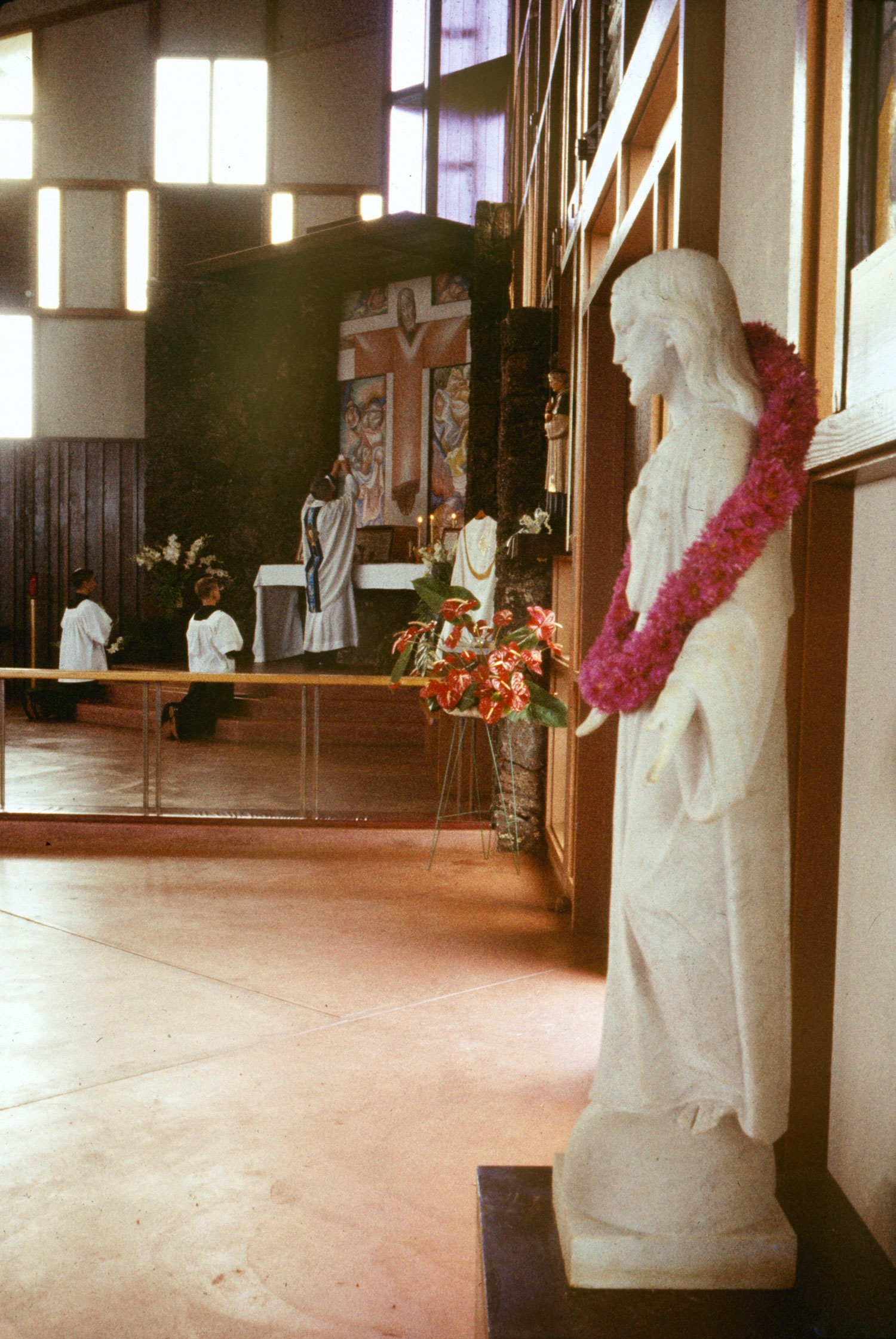 Roman Catholic church, Hawaii, 1959.