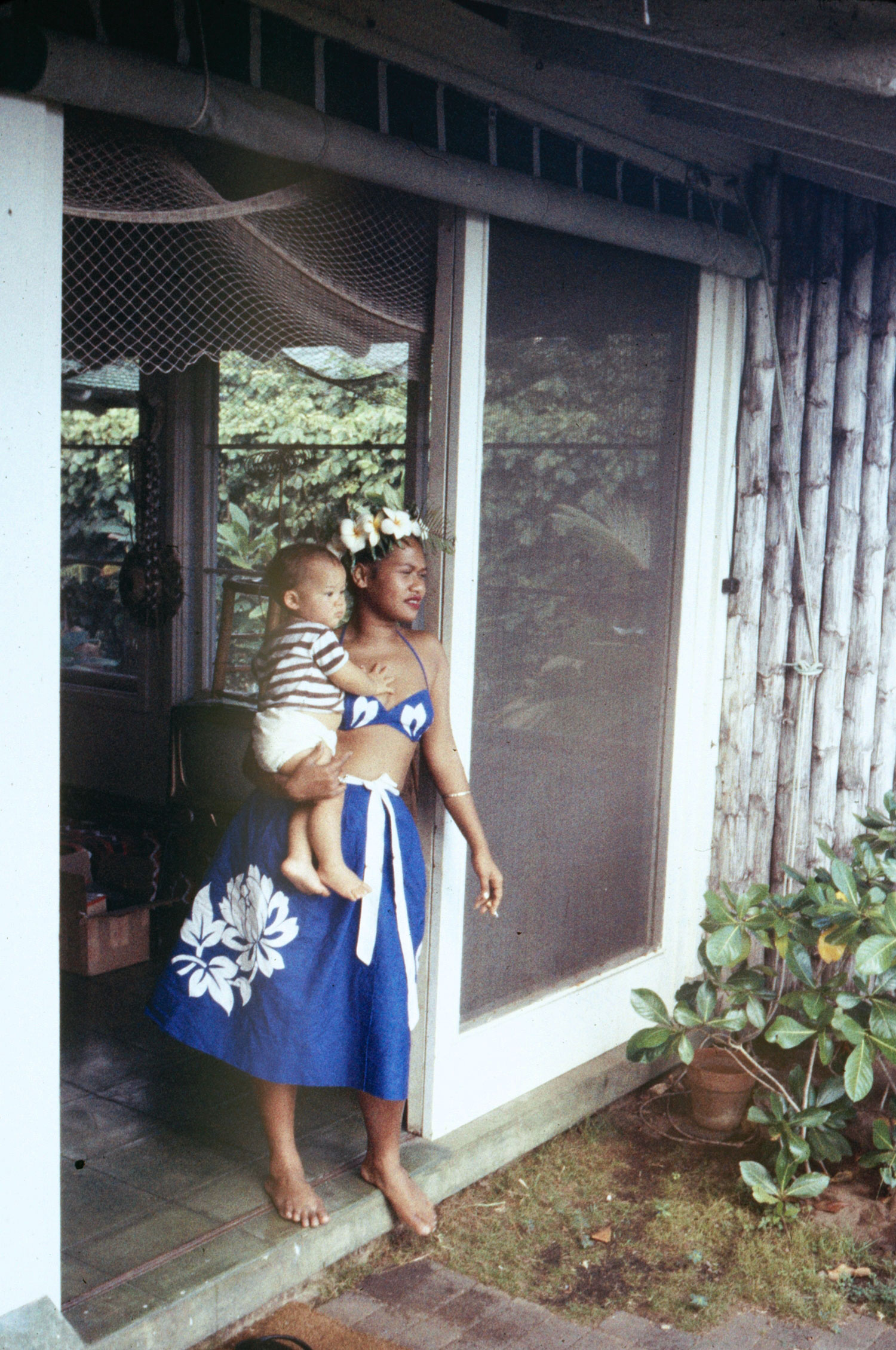 A young Hawaiian mother, 1959.